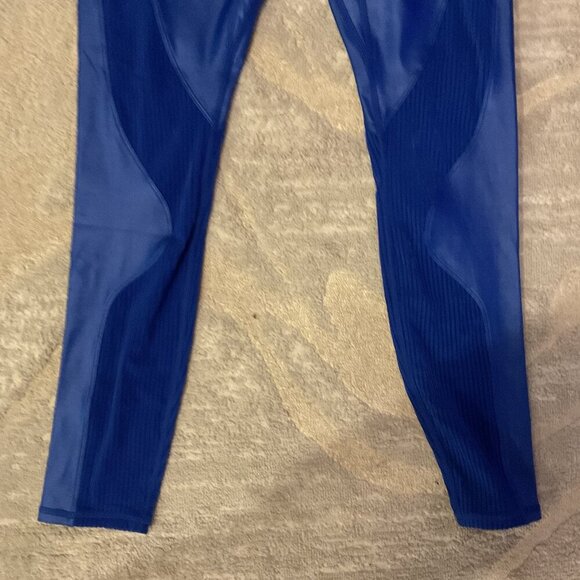 Fabletics Blue High-Waisted Leggings - Picture 3 of 5
